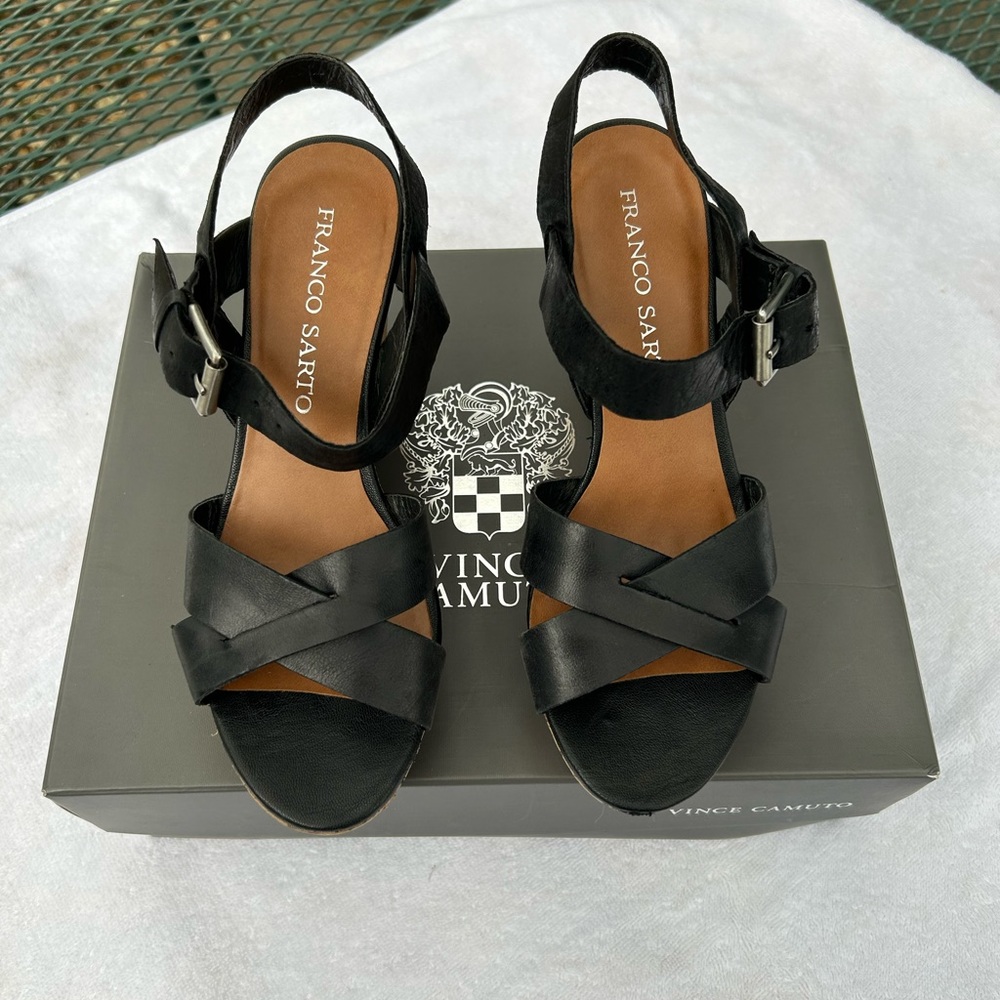 Franco Sarto Cork Wedges